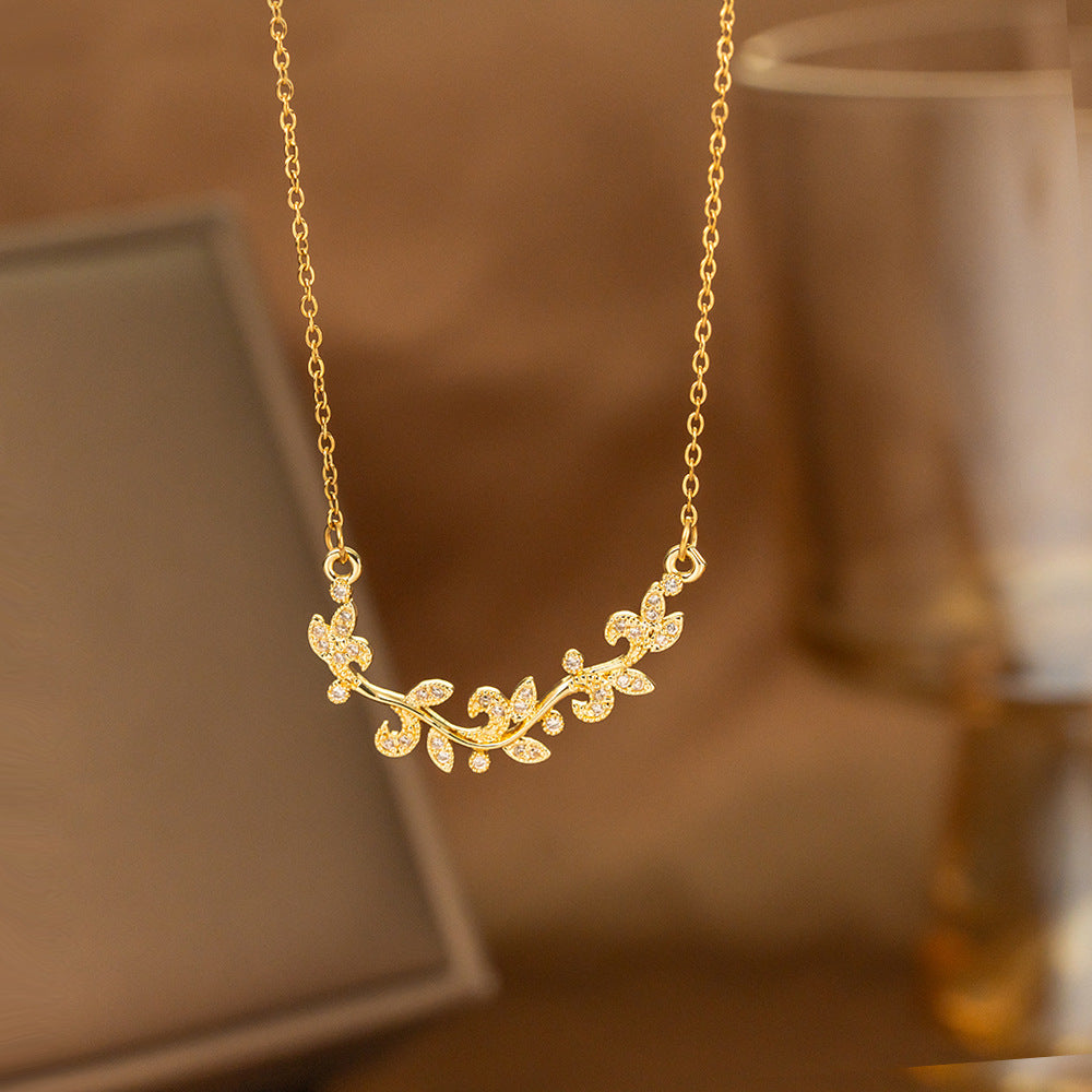 Minimalist Single Diamond Pendant Necklace | KAH Jewelry