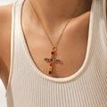 Colorful Zircon Pendant Necklace | KAH Jewelry