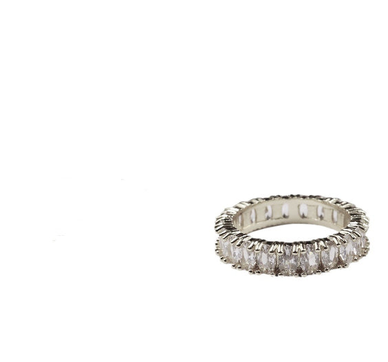 Full Crystal Non-Fade Women's Ring | KAH Jewelry
