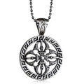 Hollow Cross Titanium Pendant