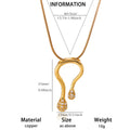 U-Shape Fairy Clavicle Necklace