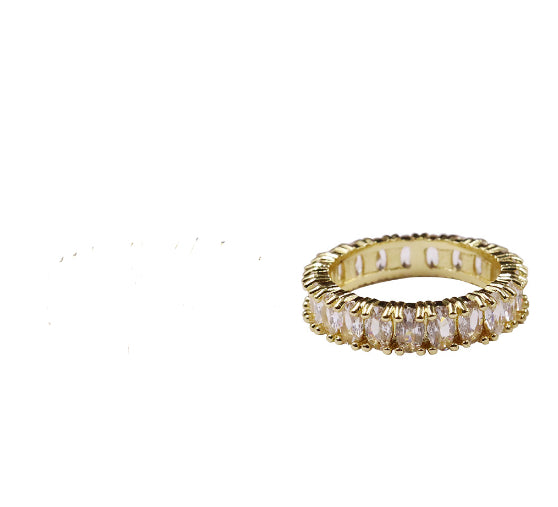 Full Crystal Non-Fade Women's Ring | KAH Jewelry