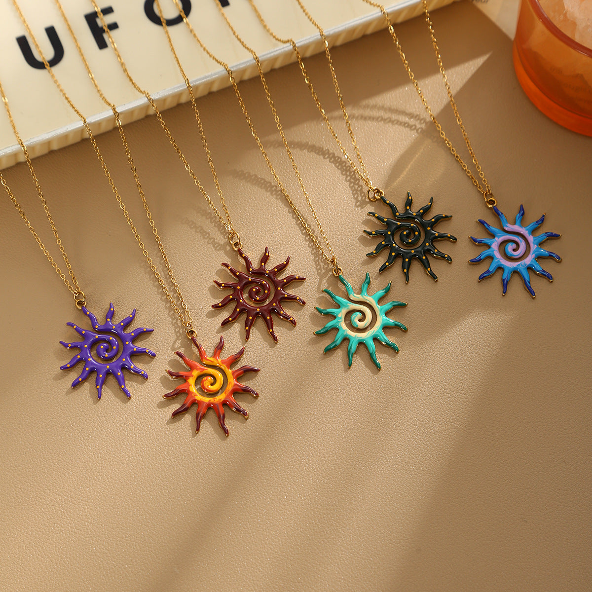 Sun Pendant Necklace | KAH Jewelry