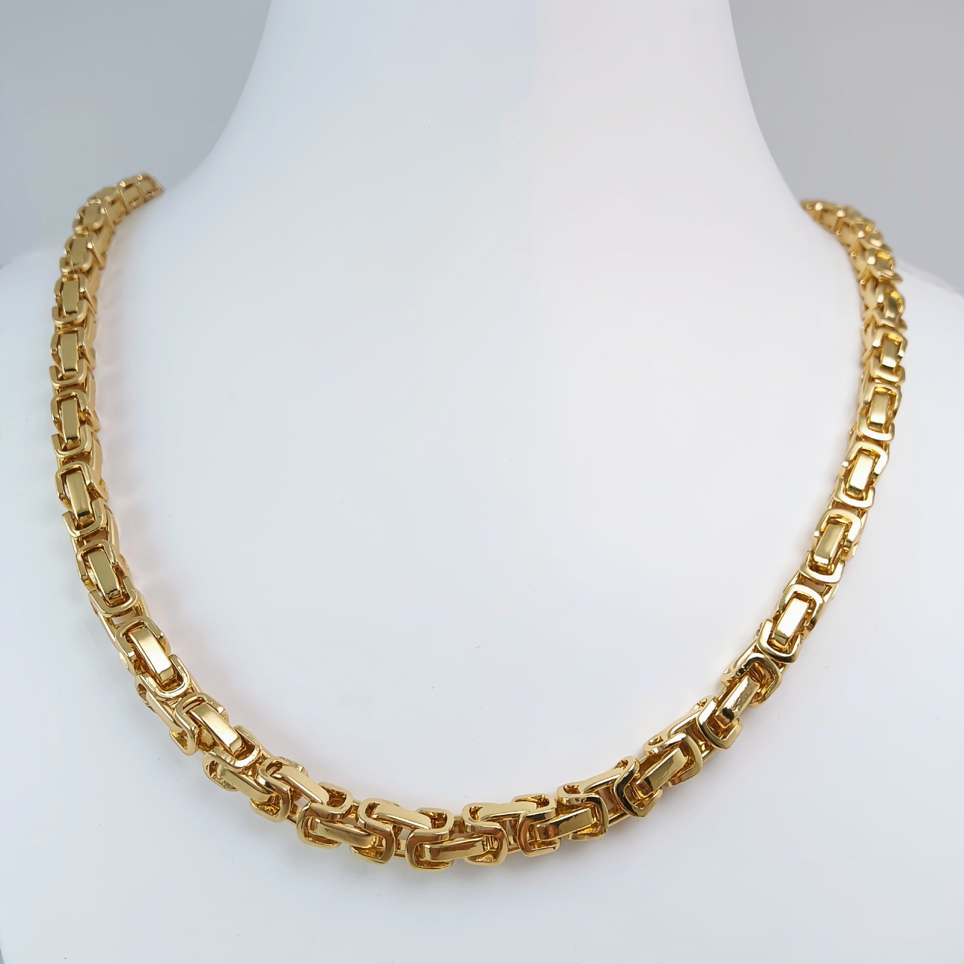 Square Link Chain Necklace | KAH Jewelry