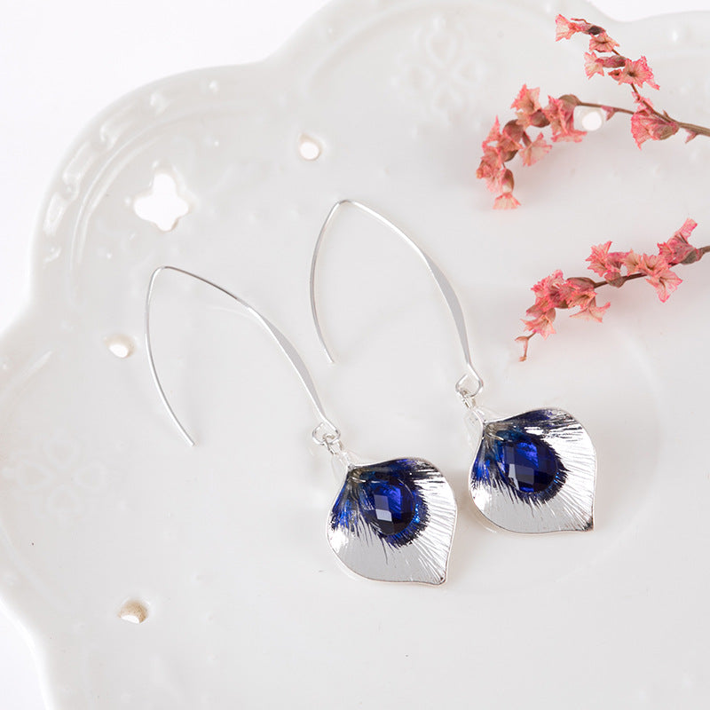 Orchid Crystal Drop Earrings | KAH Jewelry