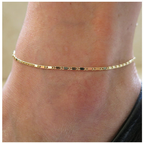 Simple Beach Chain Anklet