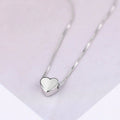 Heart Clavicle Chain Necklace | KAH Jewelry