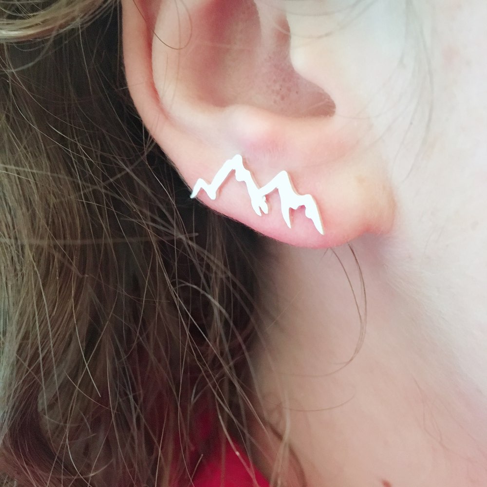 Mountain Ear Climber Earrings | KAH Jewelry