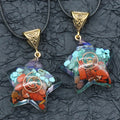 7 Chakra Crystal Stone Pendant Necklace | KAH Jewelry