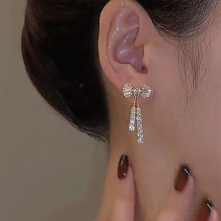 Butterfly Rhinestone Earrings | KAH Jewelry