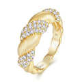 Moissanite Gold-Plated Silver Jewelry Set | KAH Jewelry