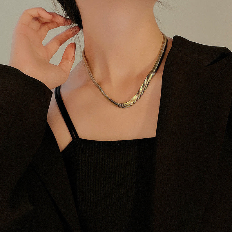 Titanium Snake Chain Necklace | KAH Jewelry
