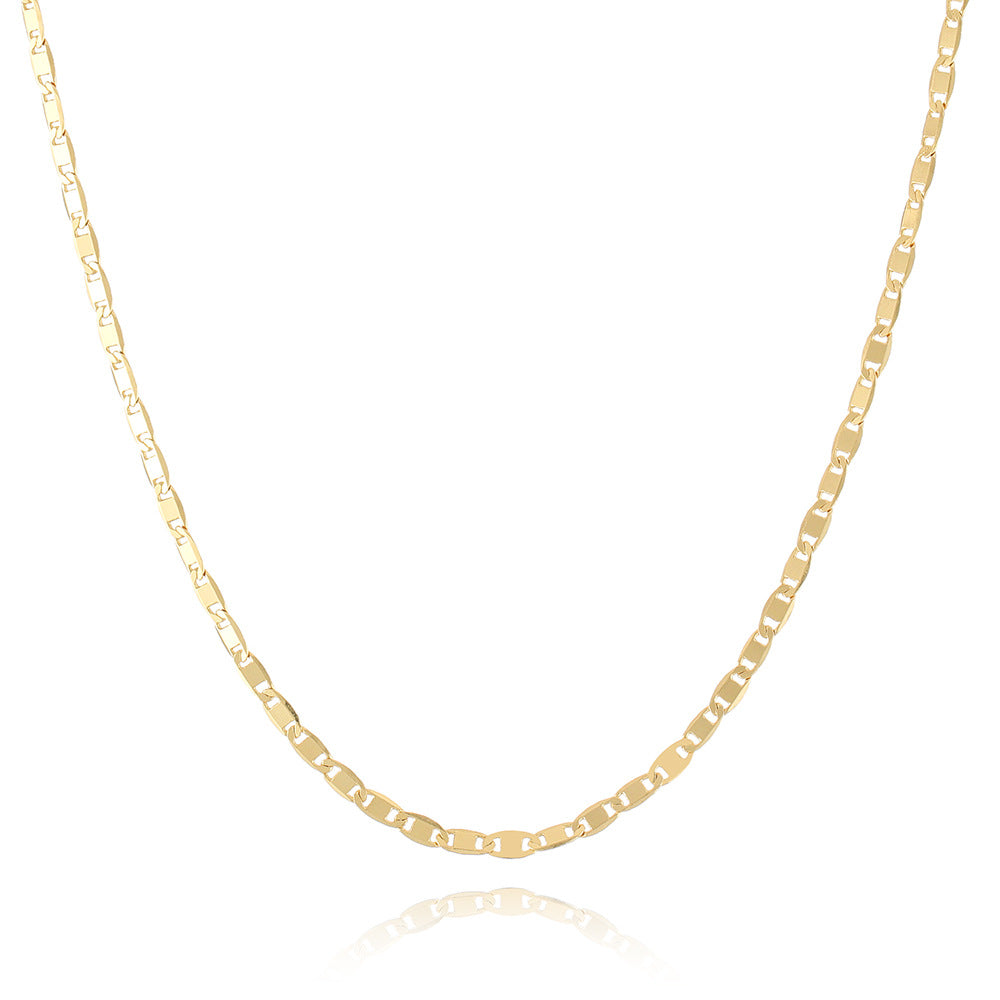 Gold-Plated Elegant Copper Necklace | KAH Jewelry