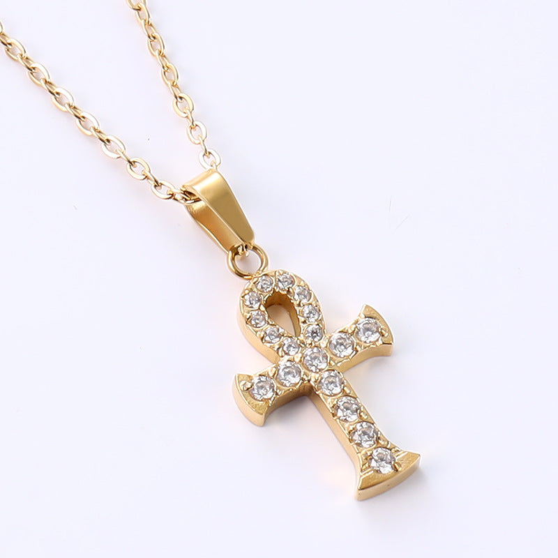Zirconia Stone Pendant Necklace