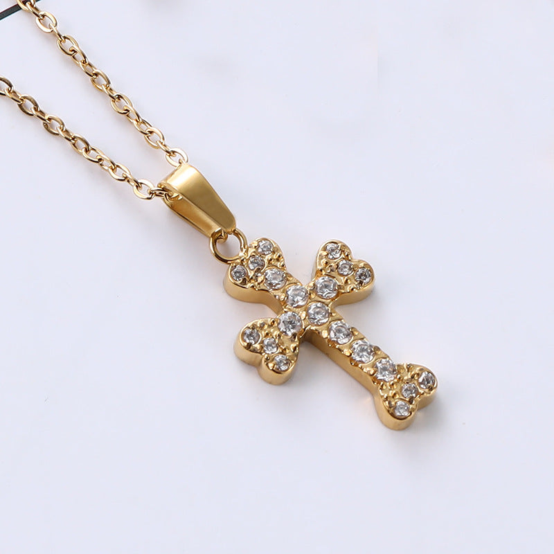 Zirconia Stone Pendant Necklace