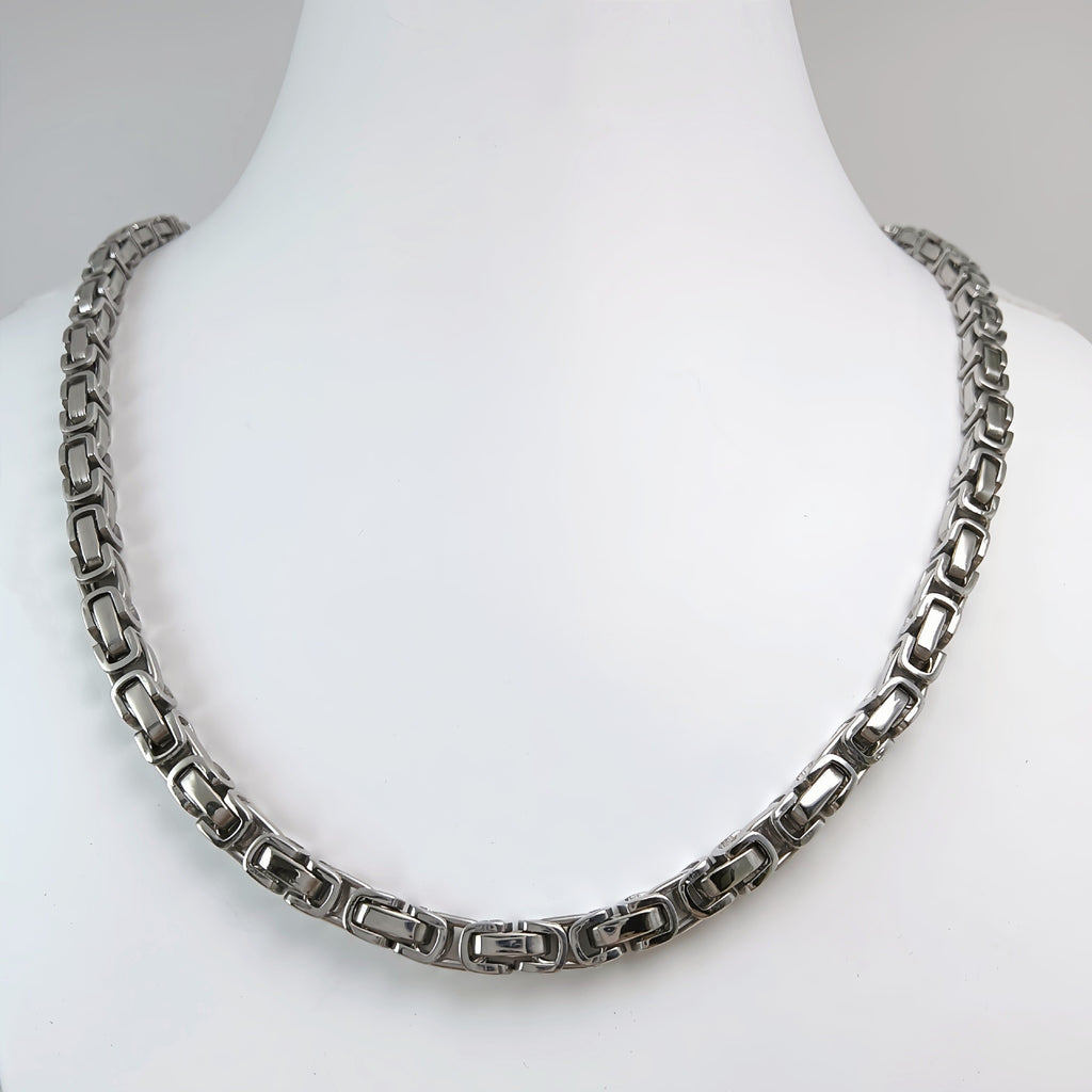 Square Link Chain Necklace | KAH Jewelry