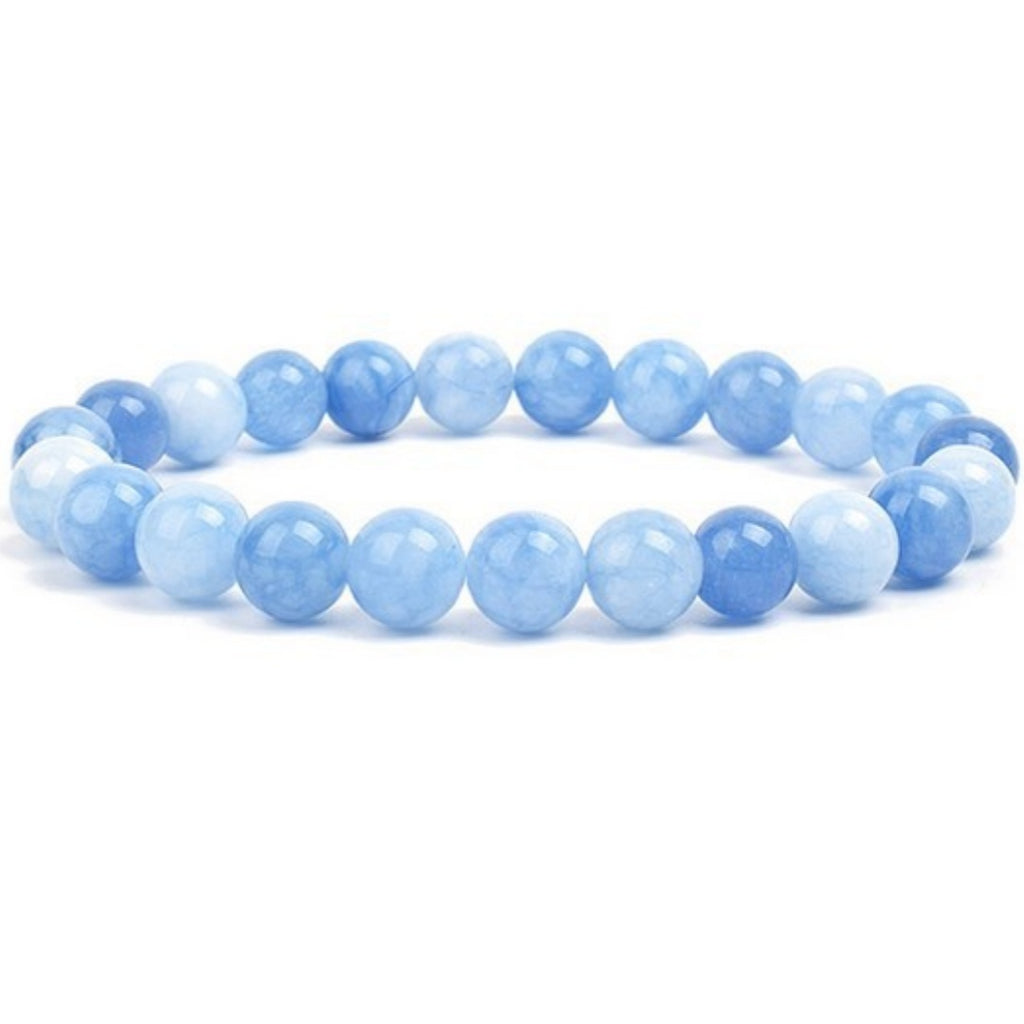 8mm Agate Yoga Beaded Bracelet | KAH Jewelry