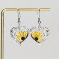 Bee & Sunflower Stud Earrings | KAH Jewelry