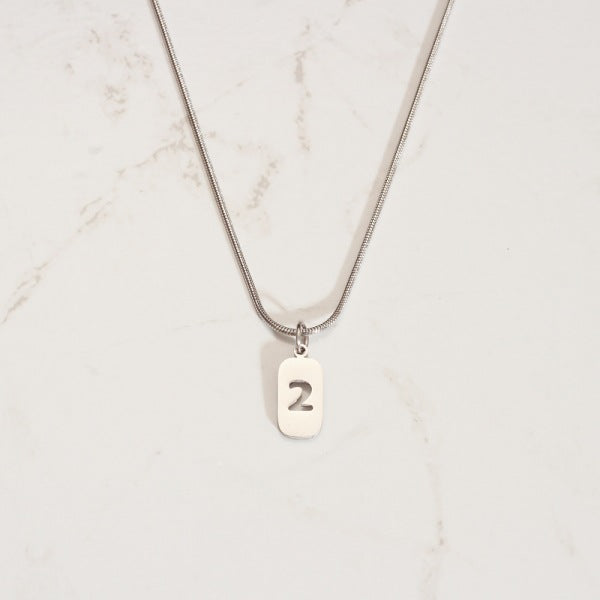 Lucky Numbers Pendant Necklace | KAH Jewelry