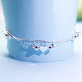 Double Layer Heart Bead Bracelet