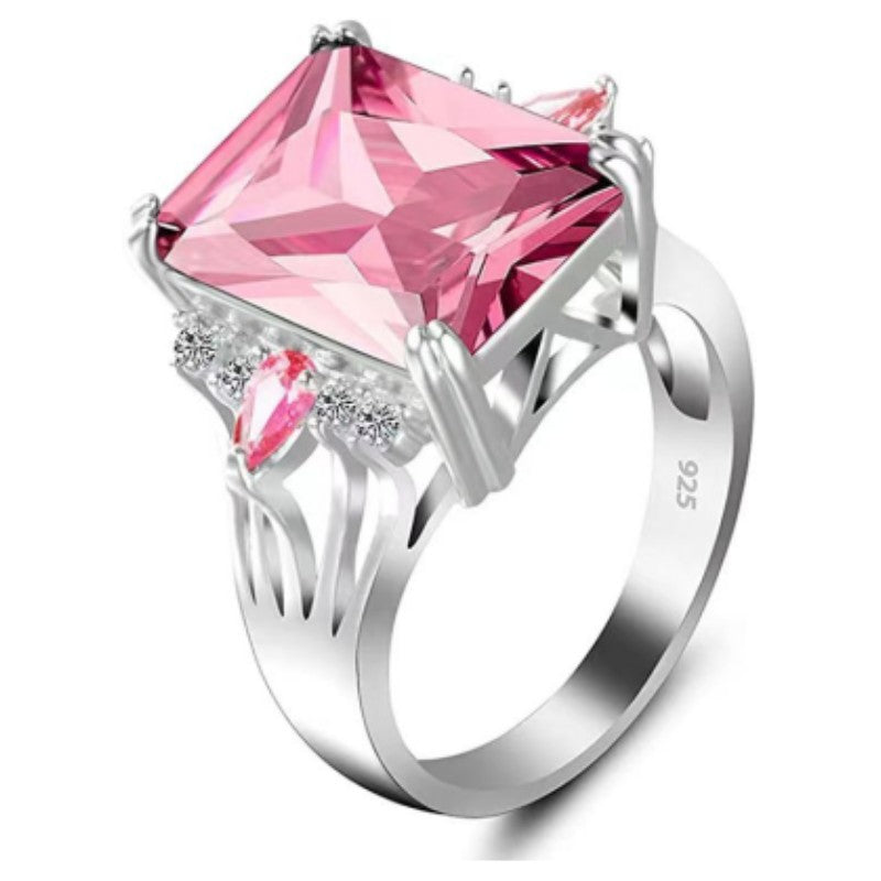 Purple Zircon Teardrop Ring | KAH Jewelry