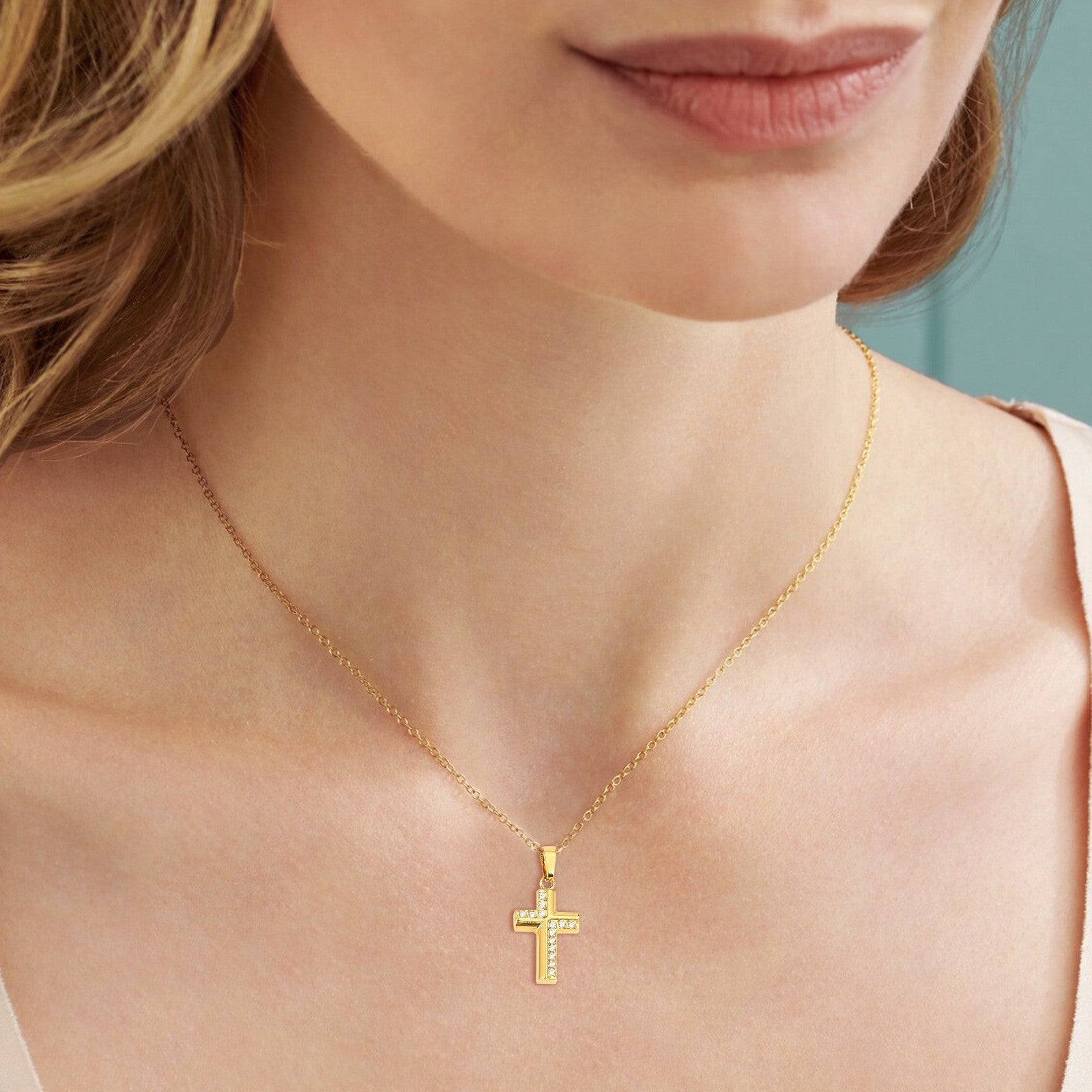 Zirconia Stone Pendant Necklace | KAH Jewelry