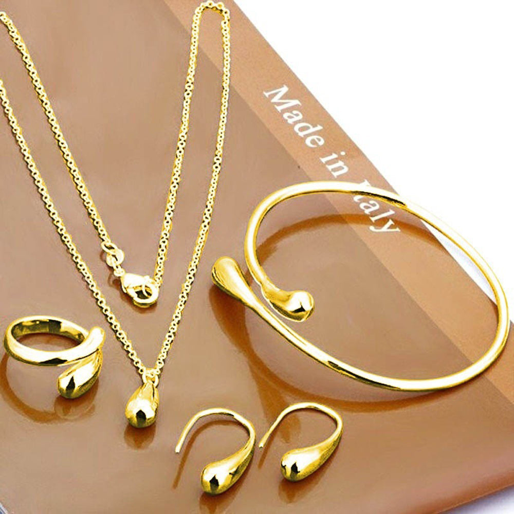 Oval Minimalist Earring Set