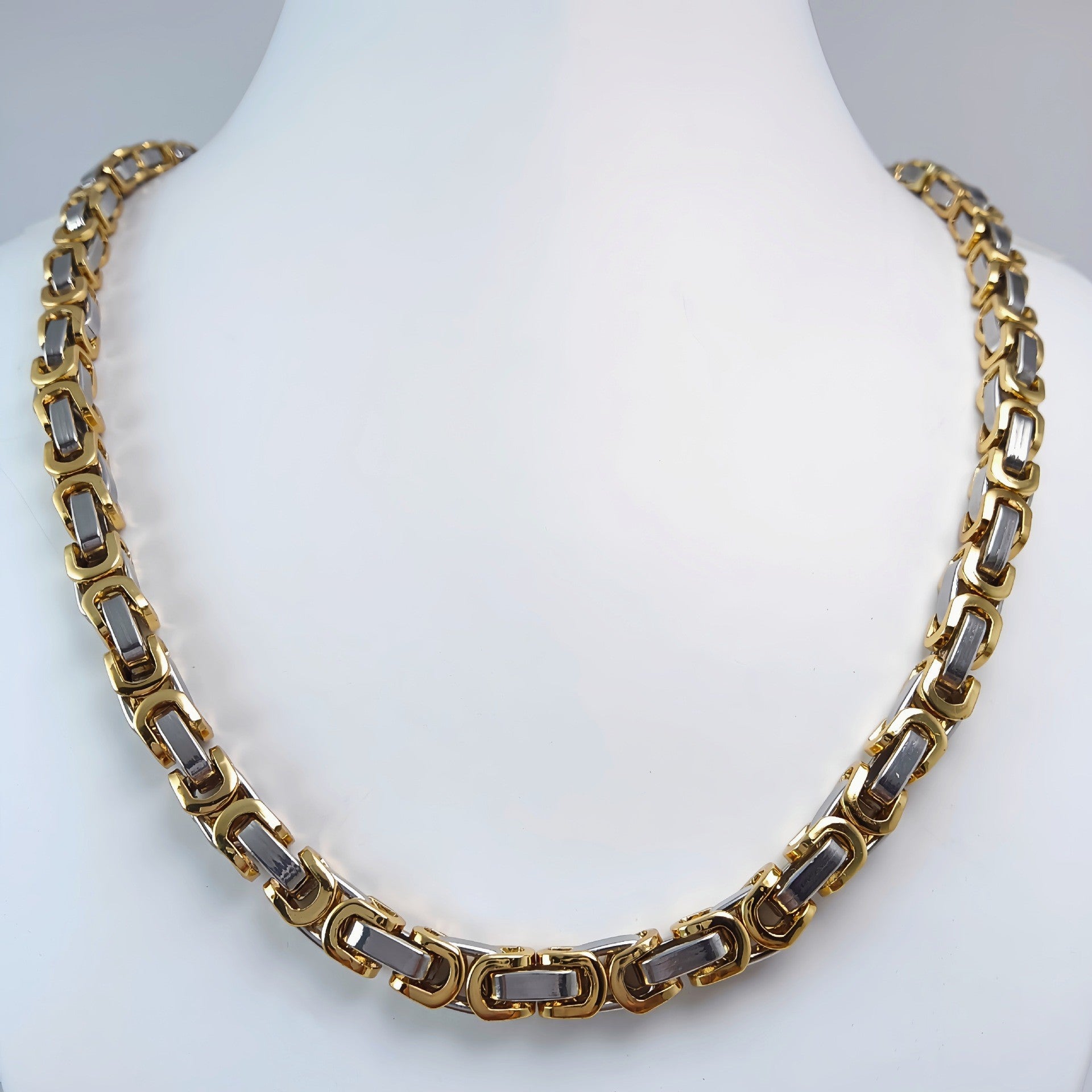 Square Link Chain Necklace | KAH Jewelry