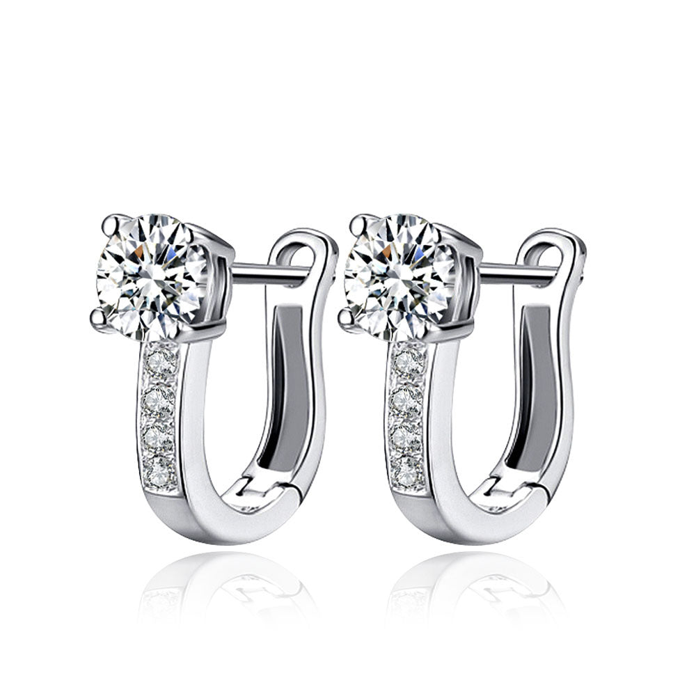Sweet Crystal Stud Earrings