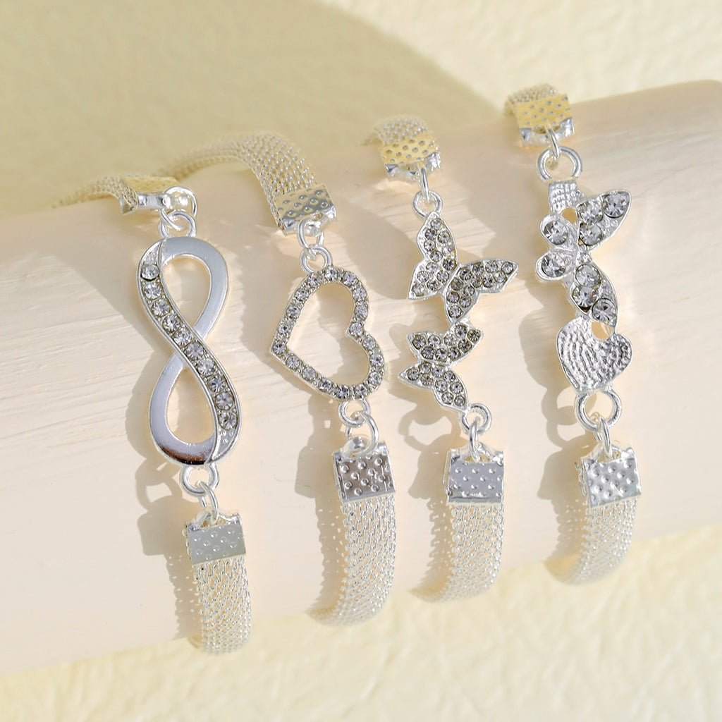 Infinity Diamond Alloy Anklet | KAH Jewelry