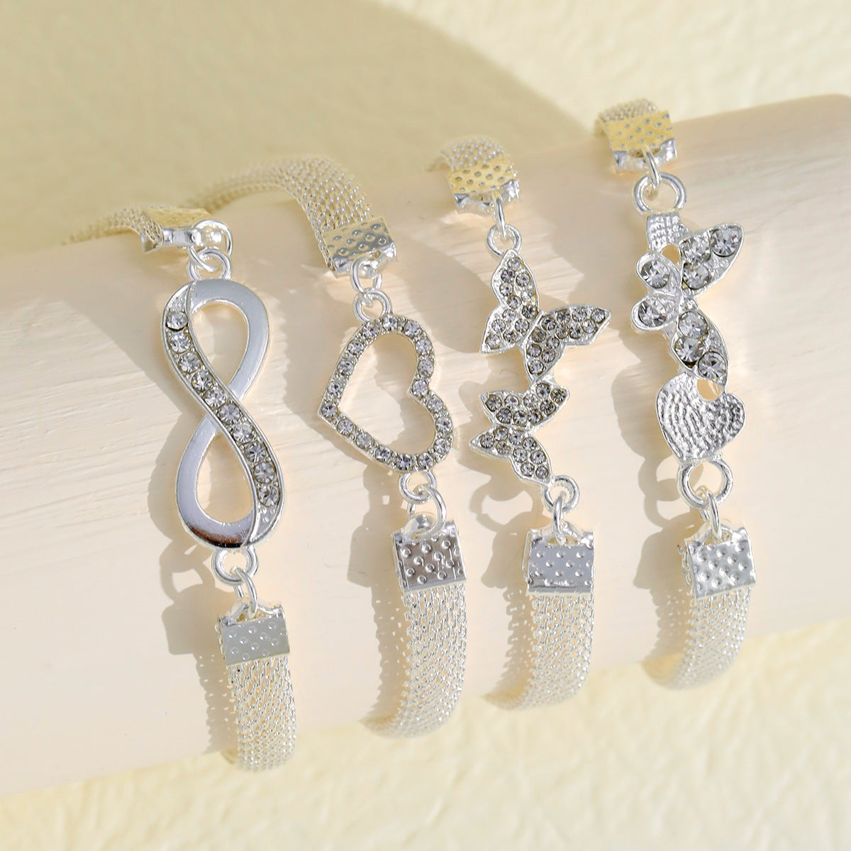 Infinity Diamond Alloy Anklet | KAH Jewelry