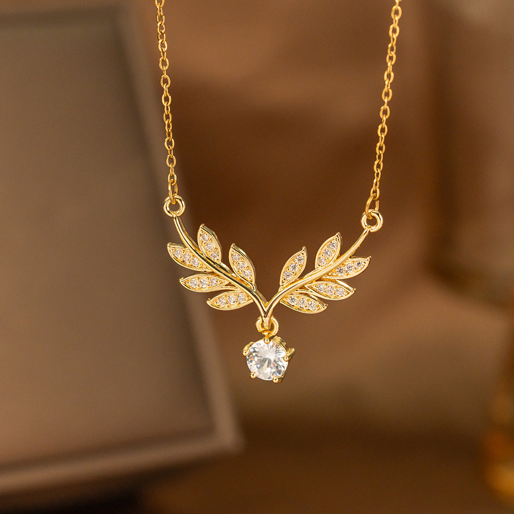 Minimalist Single Diamond Pendant Necklace | KAH Jewelry