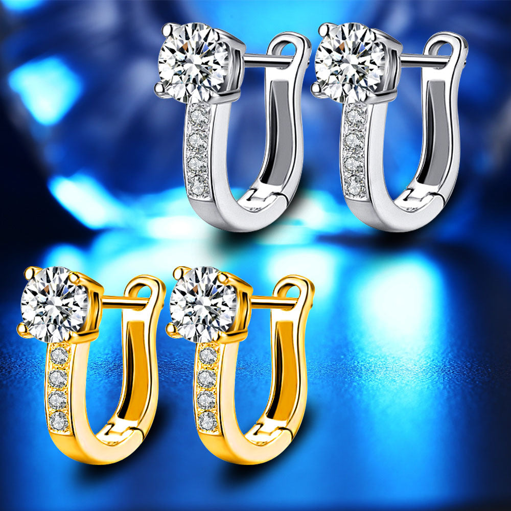 Sweet Crystal Stud Earrings | KAH Jewelry