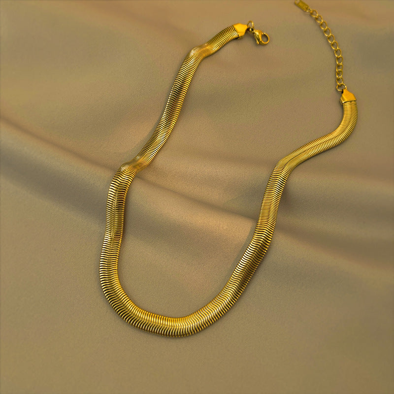 Titanium Snake Chain Necklace | KAH Jewelry
