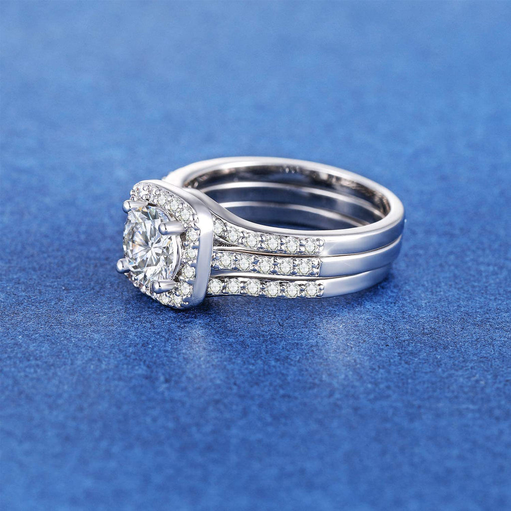 Square Zircon Stackable Ring Set | KAH Jewelry