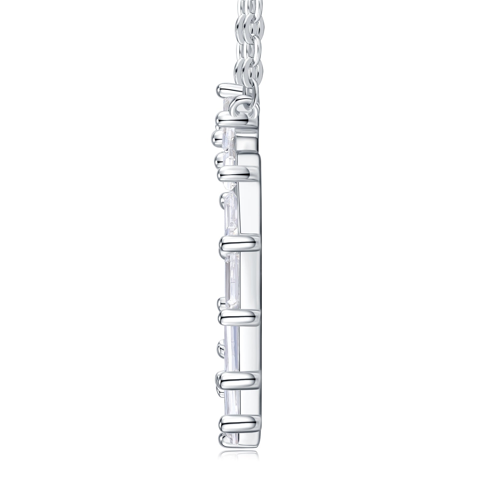 Moissanite S925 Silver Pendant Necklace | KAH Jewelry