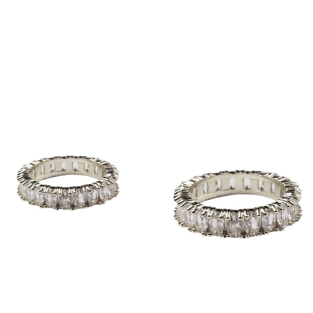 Full Crystal Non-Fade Women's Ring | KAH Jewelry
