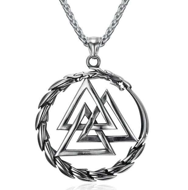 Viking Norse Rune Pendant Necklace