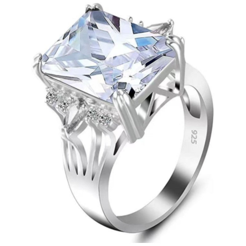 Purple Zircon Teardrop Ring | KAH Jewelry