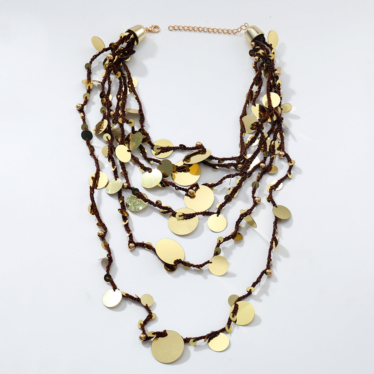 Boho Round Beaded Necklace | KAH Jewelry