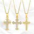 Zirconia Stone Pendant Necklace | KAH Jewelry