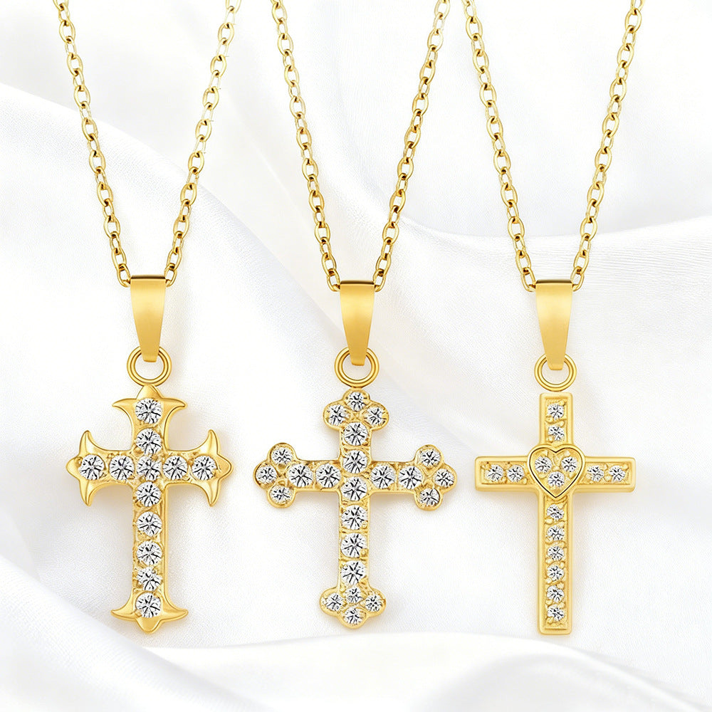 Zirconia Stone Pendant Necklace | KAH Jewelry