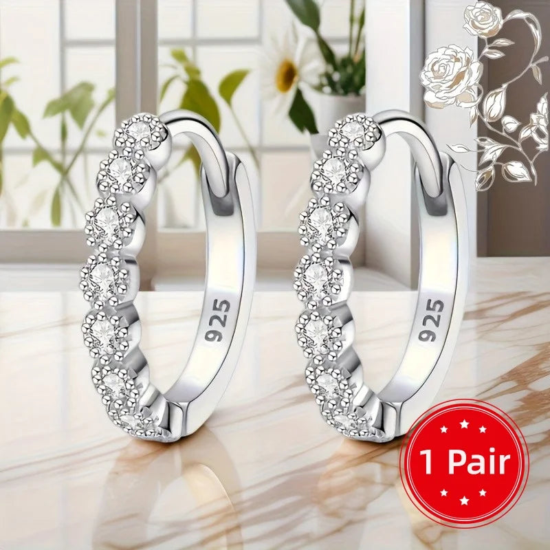 Minimalist Silver Stud Earrings – Fine Jewelry