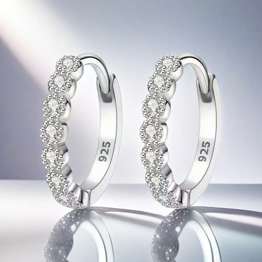Minimalist Silver Stud Earrings – Fine Jewelry