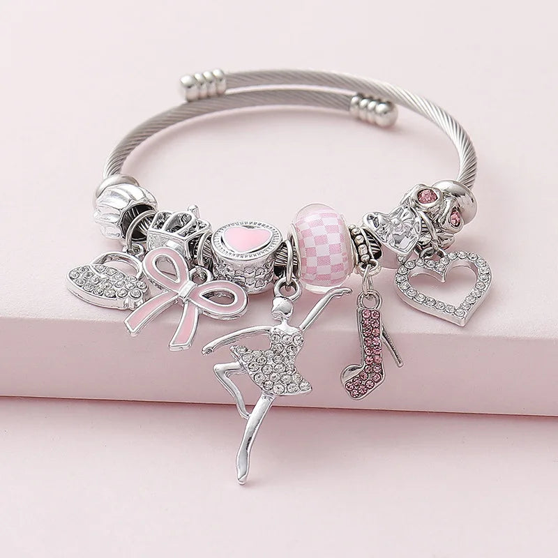 Bow Heart Bracelet – Women's Fashion Jewelry