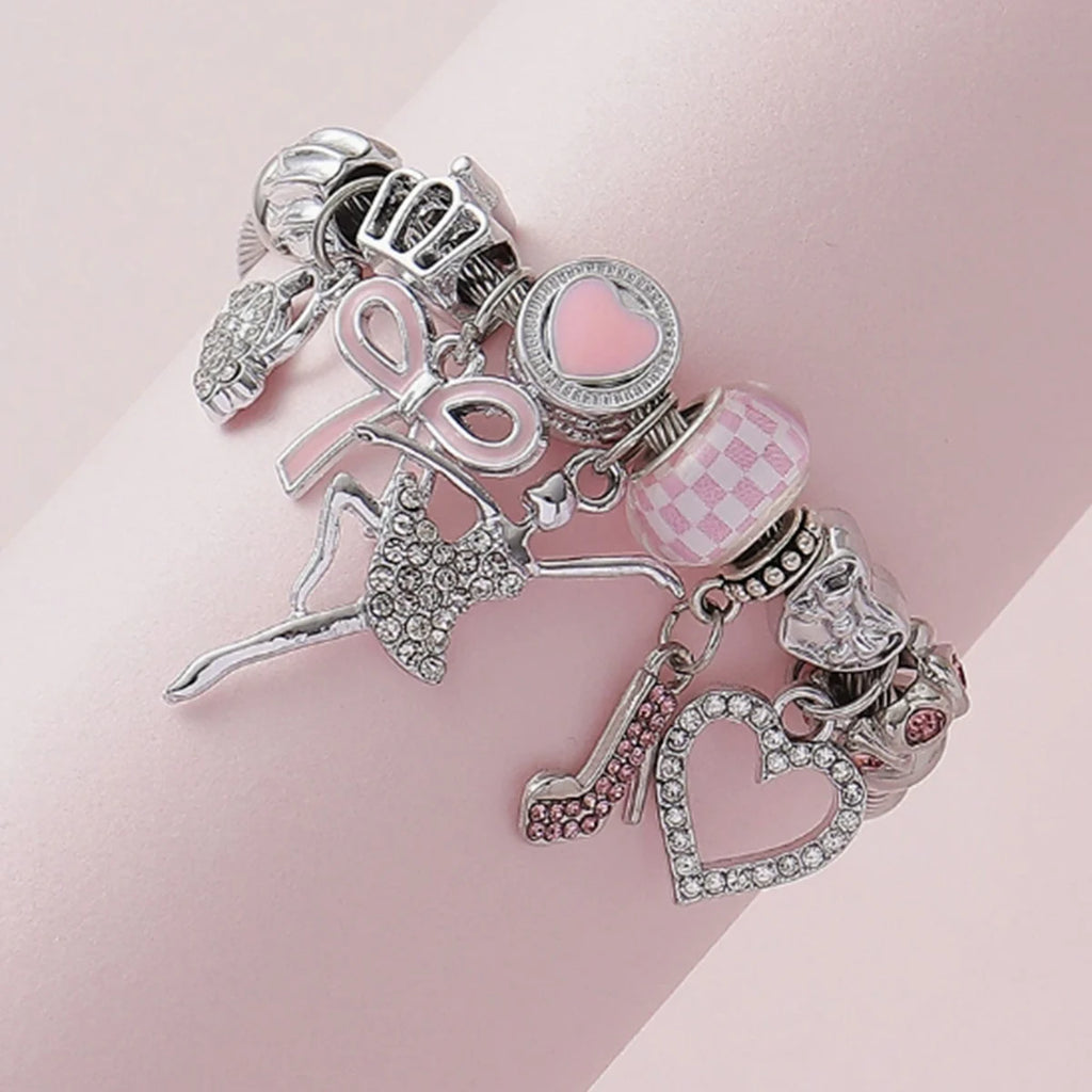 Bow Heart Bracelet – Women's Fashion Jewelry