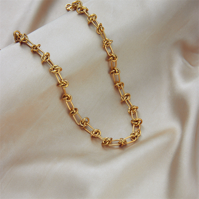 Punk Thorn Titanium Necklace & Bracelet Set | KAH Jewelry