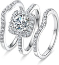 Square Zircon Stackable Ring Set | KAH Jewelry
