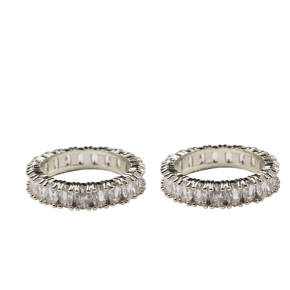 Full Crystal Non-Fade Women's Ring | KAH Jewelry