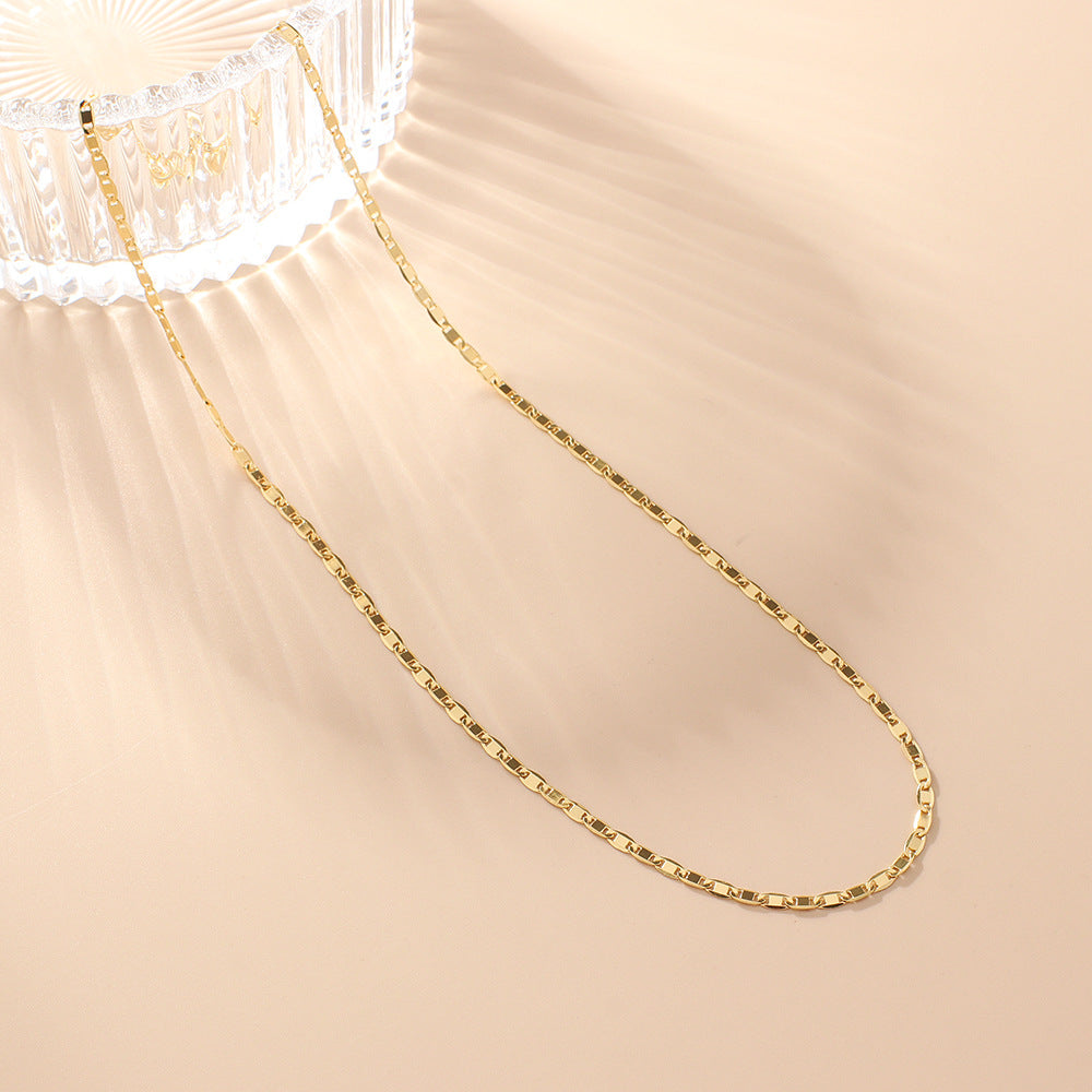 Gold-Plated Elegant Copper Necklace | KAH Jewelry